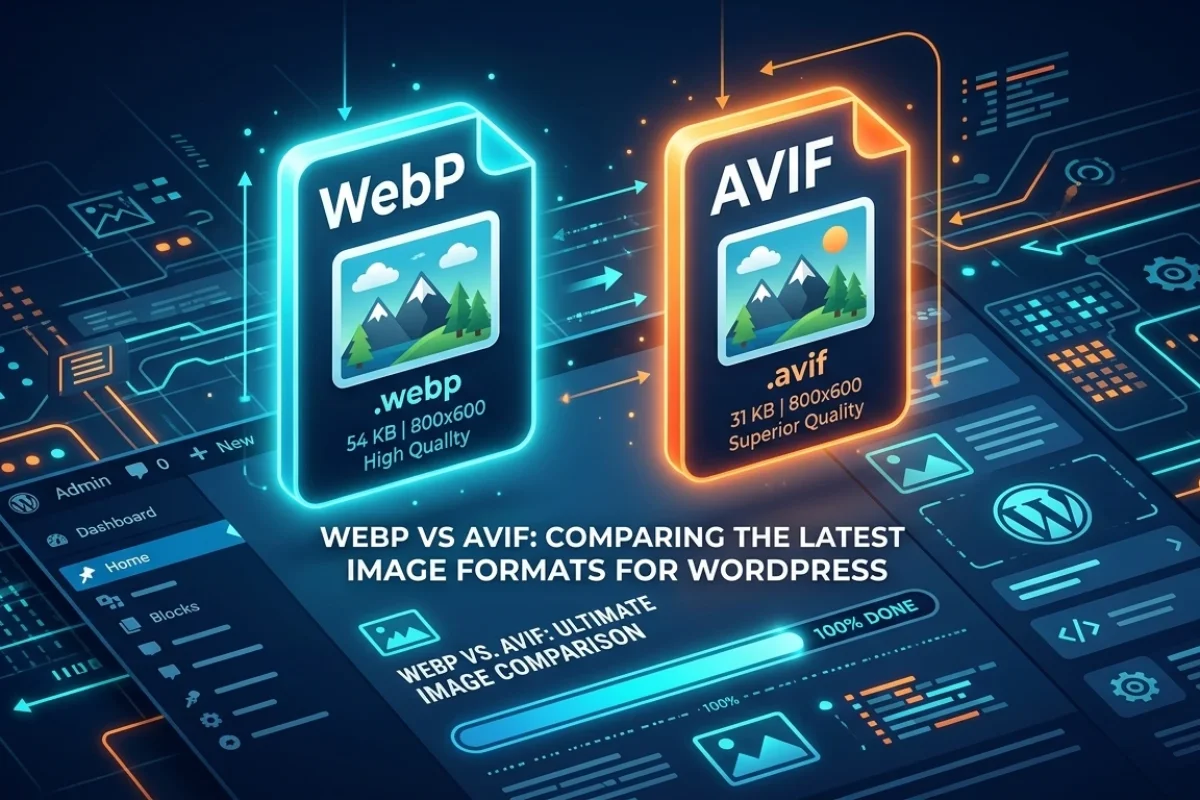 WebP vs AVIF image formats for WordPress performance